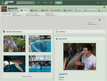 Tablet Screenshot of daniel39.deviantart.com