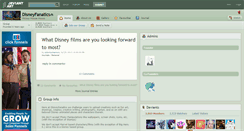 Desktop Screenshot of disneyfanatics.deviantart.com