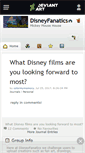 Mobile Screenshot of disneyfanatics.deviantart.com