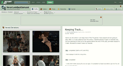 Desktop Screenshot of neverlookbacksamurai.deviantart.com