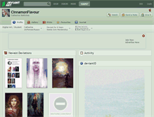 Tablet Screenshot of cinnamonflavour.deviantart.com