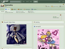 Tablet Screenshot of empresskey.deviantart.com