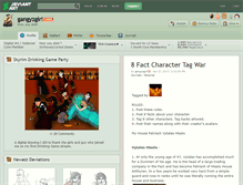 Tablet Screenshot of gangyzgirl.deviantart.com