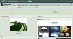 Desktop Screenshot of humanwurm.deviantart.com