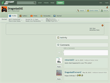 Tablet Screenshot of dragonballxe.deviantart.com