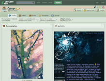 Tablet Screenshot of gypsy-.deviantart.com