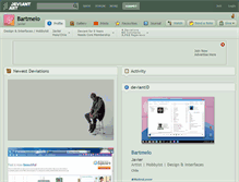 Tablet Screenshot of bartmelo.deviantart.com