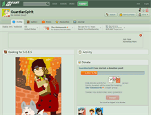 Tablet Screenshot of guardianspirit.deviantart.com