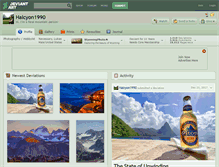 Tablet Screenshot of halcyon1990.deviantart.com