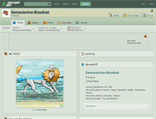 Tablet Screenshot of demonanime-bloodlust.deviantart.com