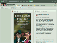 Tablet Screenshot of basilxolivia.deviantart.com