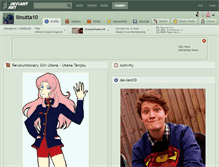 Tablet Screenshot of lilnutta10.deviantart.com