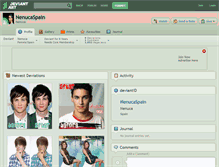 Tablet Screenshot of nenucaspain.deviantart.com