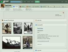 Tablet Screenshot of darkyota.deviantart.com