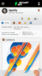Mobile Screenshot of lapella.deviantart.com