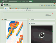 Tablet Screenshot of lapella.deviantart.com