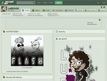 Tablet Screenshot of ludichrist.deviantart.com