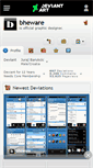 Mobile Screenshot of bheware.deviantart.com