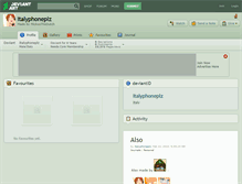 Tablet Screenshot of italyphoneplz.deviantart.com