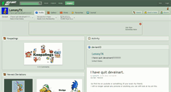 Desktop Screenshot of lemmytk.deviantart.com