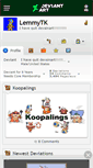 Mobile Screenshot of lemmytk.deviantart.com