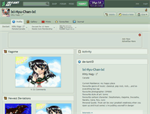 Tablet Screenshot of lxl-nyu-chan-lxl.deviantart.com