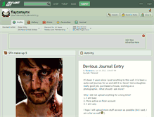 Tablet Screenshot of flayzeraynx.deviantart.com