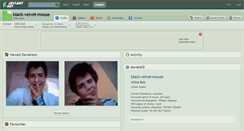 Desktop Screenshot of black-velvet-mouse.deviantart.com