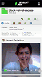 Mobile Screenshot of black-velvet-mouse.deviantart.com