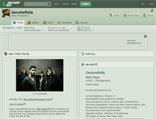 Tablet Screenshot of genuinerolla.deviantart.com