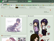 Tablet Screenshot of lems.deviantart.com