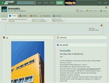 Tablet Screenshot of lorenzoblu.deviantart.com