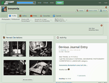 Tablet Screenshot of inmomnia.deviantart.com