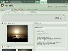 Tablet Screenshot of monrose11.deviantart.com