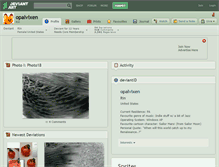 Tablet Screenshot of opalvixen.deviantart.com
