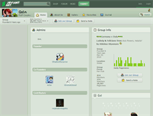 Tablet Screenshot of gxi.deviantart.com