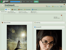Tablet Screenshot of dreazalaquett.deviantart.com