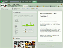 Tablet Screenshot of ncea-art-portfolios.deviantart.com