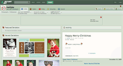 Desktop Screenshot of mellyke.deviantart.com