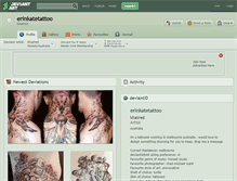 Tablet Screenshot of erinkatetattoo.deviantart.com