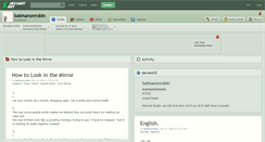 Desktop Screenshot of batmanonrobin.deviantart.com