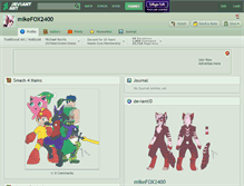 Tablet Screenshot of mikefox2400.deviantart.com