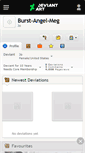 Mobile Screenshot of burst-angel-meg.deviantart.com