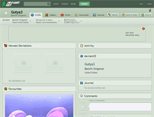 Tablet Screenshot of gutya3.deviantart.com