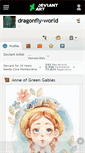 Mobile Screenshot of dragonfly-world.deviantart.com