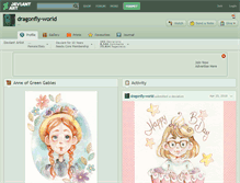 Tablet Screenshot of dragonfly-world.deviantart.com
