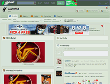 Tablet Screenshot of alanwind.deviantart.com