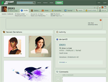 Tablet Screenshot of ers93.deviantart.com