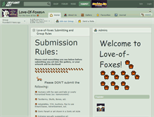 Tablet Screenshot of love-of-foxes.deviantart.com