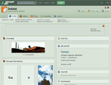 Tablet Screenshot of dubaiat.deviantart.com